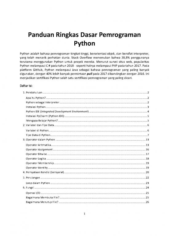 picture Python Pdf 182544 | Husni Panduan Ringkas Dasar Pemrograman Python