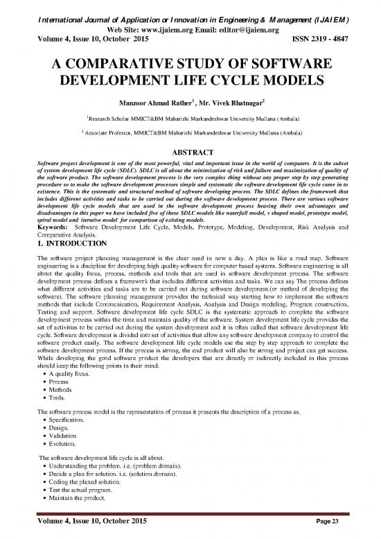 picture System Development Life Cycle Pdf 180816 | Ijaiem 2015 10 15 17