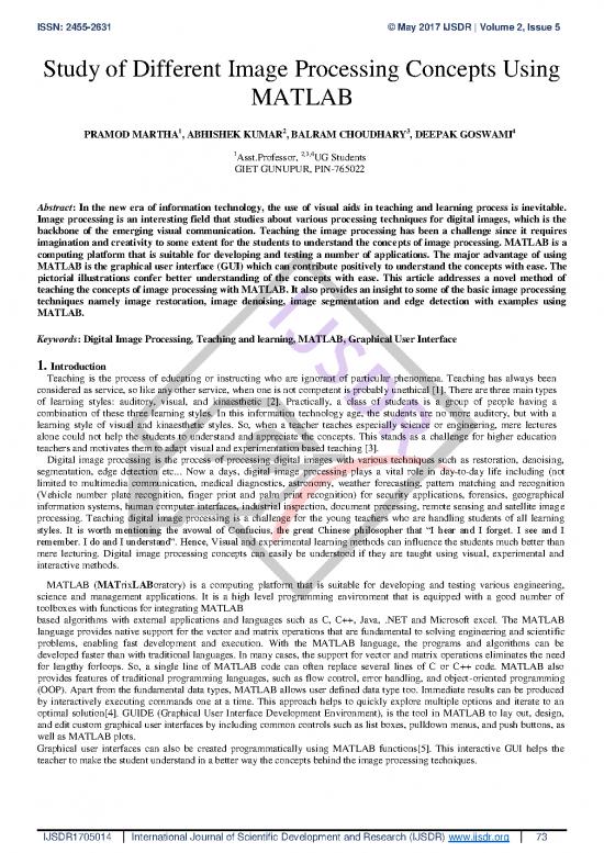 picture Processing Pdf 180847 | Ijsdr1705014