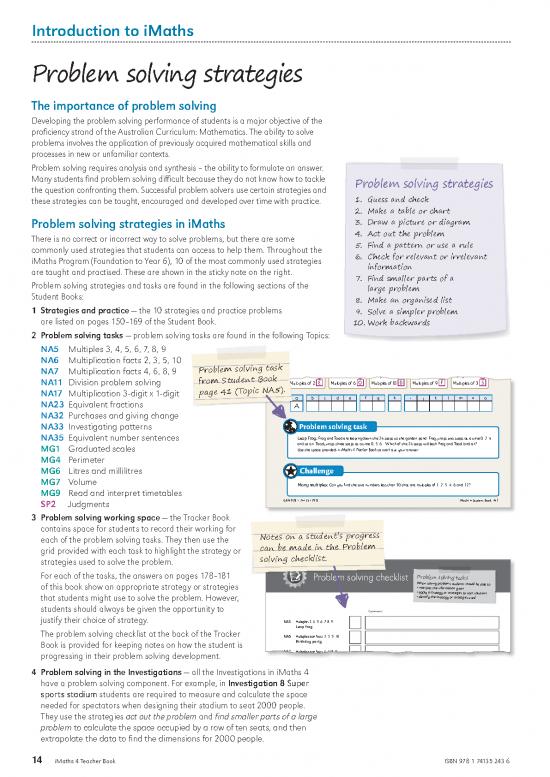 picture Problem Solving Strategies Pdf 182074 | Imaths Problem Solving Strategies