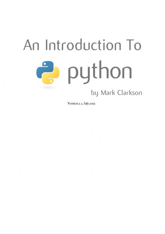 picture Python Pdf 182585 | Introduction To Python V1