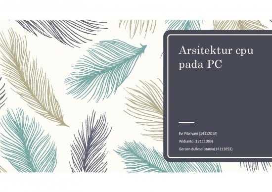 picture Processing Pdf 180076 | Kel2 22 Struktur Cpu