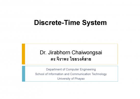 picture Classification Of Discrete Time Signal 180791 | Lec5 Speech