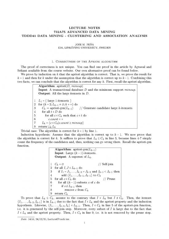 picture Data Mining Notes 180793 | Lecture6proofs