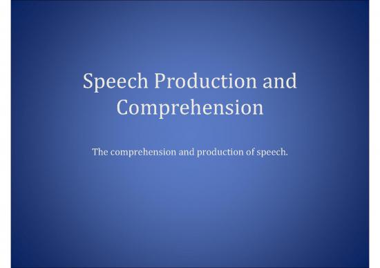 picture_Levelt Model Of Speech Production 180982 | Lecture 2 0