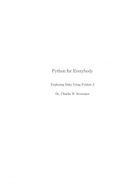 picture Python Pdf 182445 | Pythonlearn