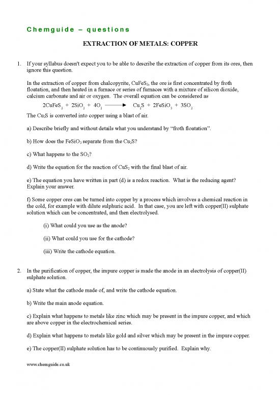 picture Extraction Of Copper Pdf 180531 | Q Extractcu