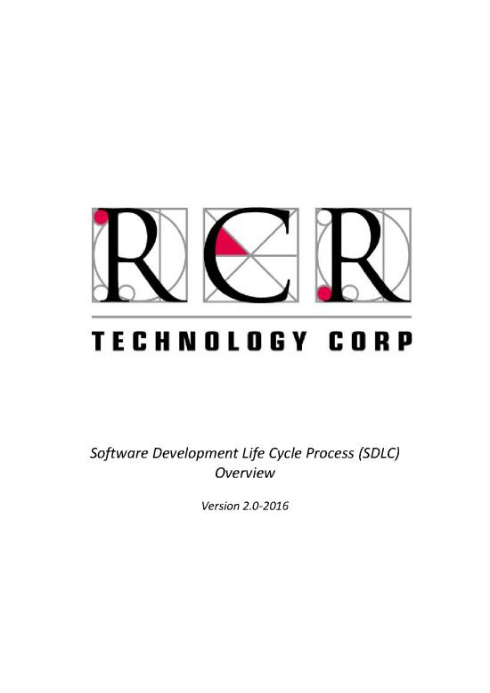 picture_System Development Life Cycle Pdf 181181 | Rcr Sdlc Overview 2016