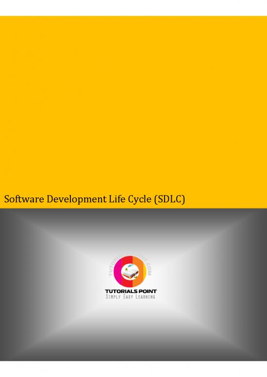 picture Software Development Life Cycle Pdf 180131 | Sdlc Tutorial
