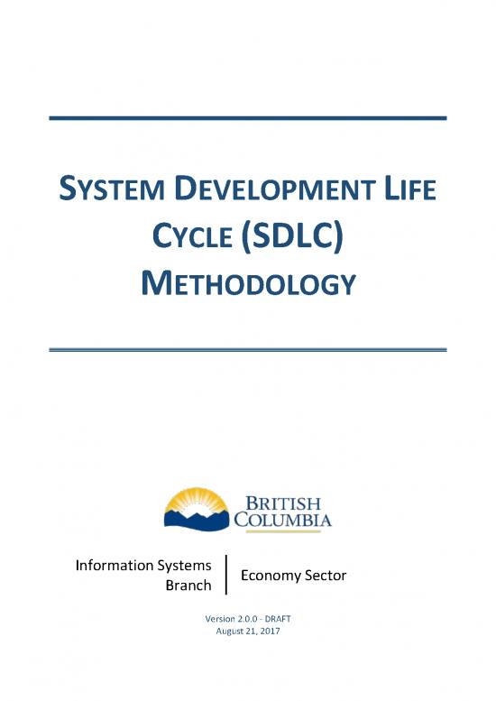 picture System Development Life Cycle Pdf 181379 | System Development Life Cycle Sdlc Methodology