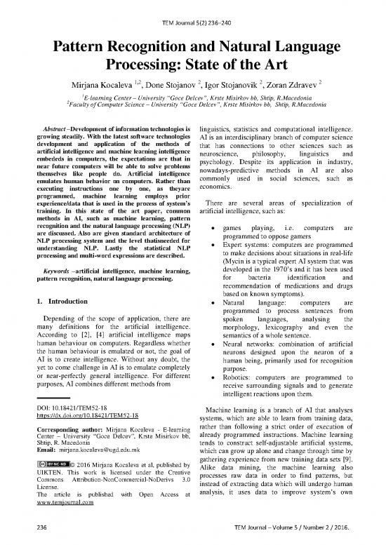 picture Processing Pdf 181279 | Temjournalmay2016 236 240