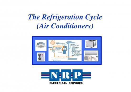 picture_Heat Transfer Pdf 181090 | The Refrigeration Cycle Print Version