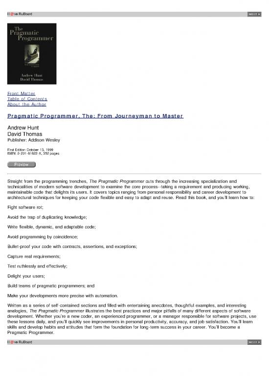 picture Programming Pdf 182354 | Thpragmatiprogrammefrojourneymatmaster