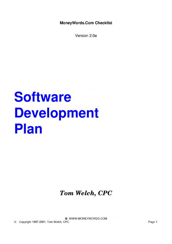 picture Software Development Plan Example Pdf 181161 | Twelch Pdf