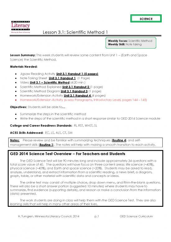 picture_Scientific Method Pdf 180985 | Unit1 Scientific Method 1a