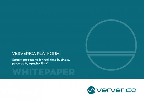 picture_Processing Pdf 181350 | Ververica Platform Whitepaper Stream Processing For Real Time Business, Powered By Apache Flink&reg;