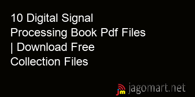 picture 10 Digital Signal Processing Book Pdf Files | Download Free Collection Files