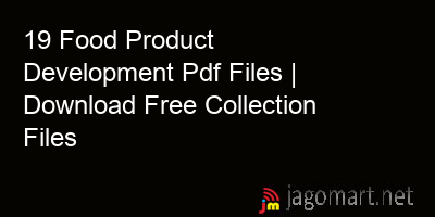 picture 19 Food Product Development Pdf Files | Download Free Collection Files