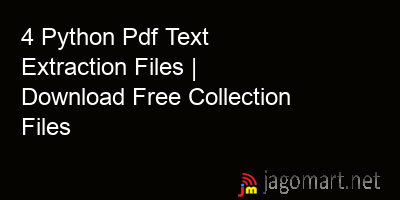 picture 4 Python Pdf Text Extraction Files | Download Free Collection Files