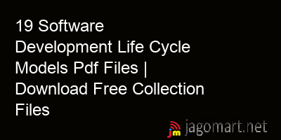 picture 19 Software Development Life Cycle Models Pdf Files | Download Free Collection Files