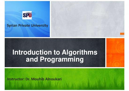 picture Programming Pdf 184582 | 1559431852 1 Introduction To Algorithms And C Programming