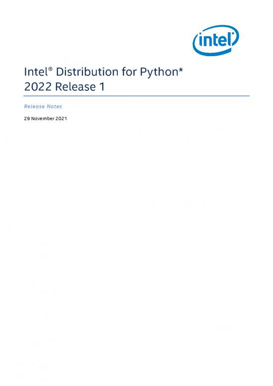 picture_Python Pdf 182894 | 2022 Python Release Notes Intel(r) Distribution For Python Release1