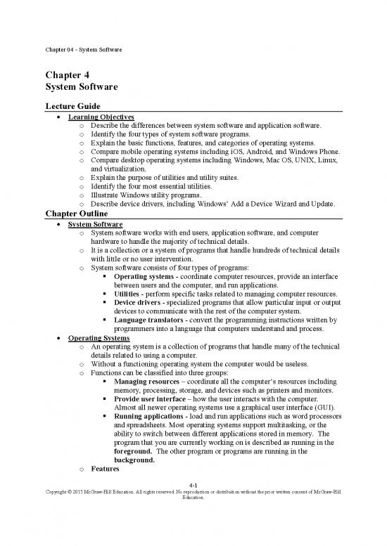picture System Software Pdf 184083 | 242013108vbb Chapter 4 System Software