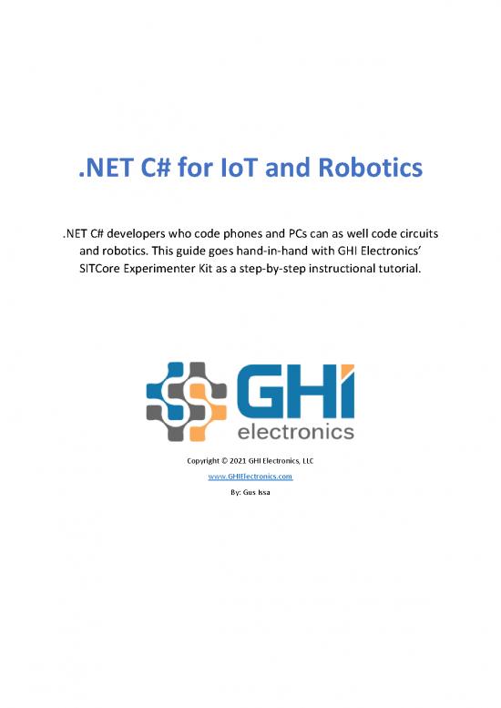picture Visual Studio Code Pdf 182935 | C For Iot And Robotics