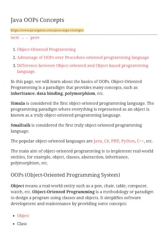 picture_Python Pdf 183326 | Cs484javaoopsconcepts