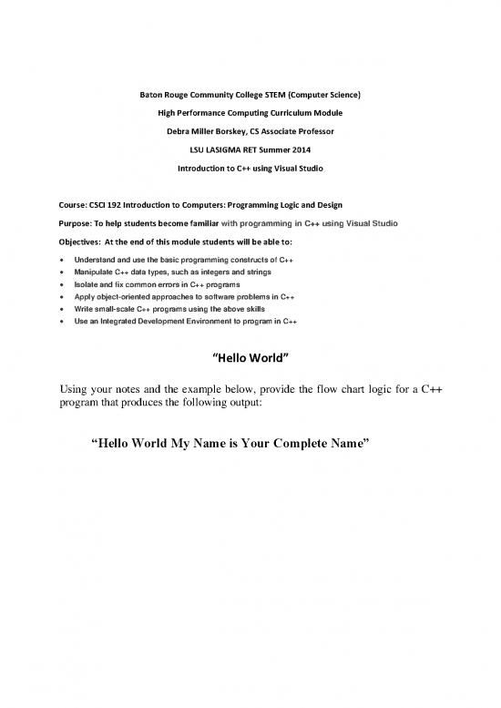 picture Programming Pdf 183682 | Curriculummodule Debraborskey