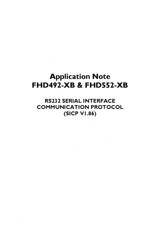 picture_Sicp Pdf 183544 | Fhd552 Xb Rs232 Sicp Guide
