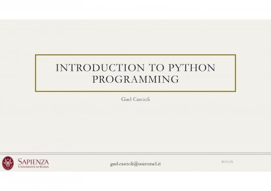 picture Python Pdf 184653 | G Cascioli Introduction To Python Programming