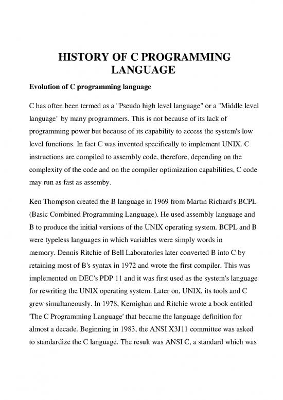 picture_Programming Pdf 182880 | History Of C Programming Language