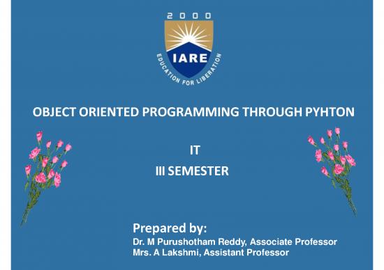 picture Python Pdf 185223 | Iare Oops Ppts