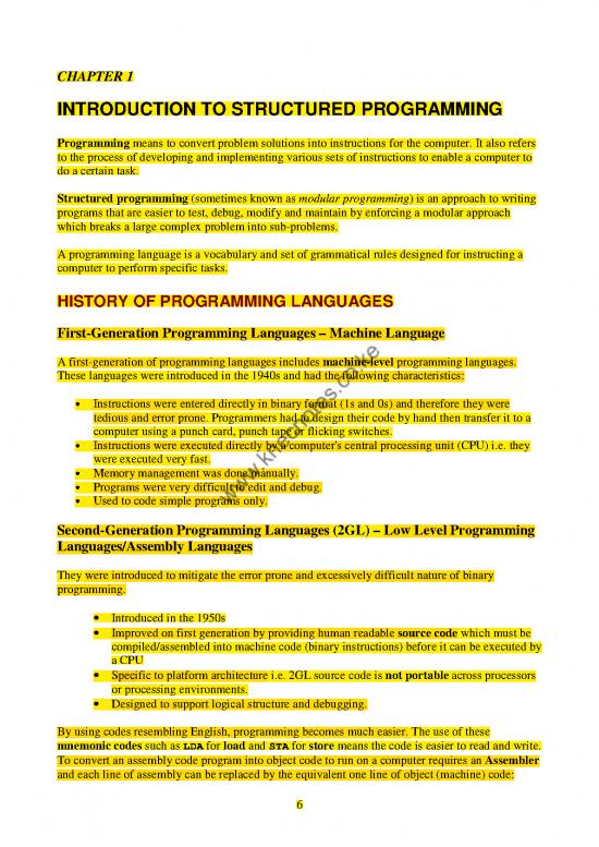 picture Programming Pdf 184958 | Introduction To Structured Programming