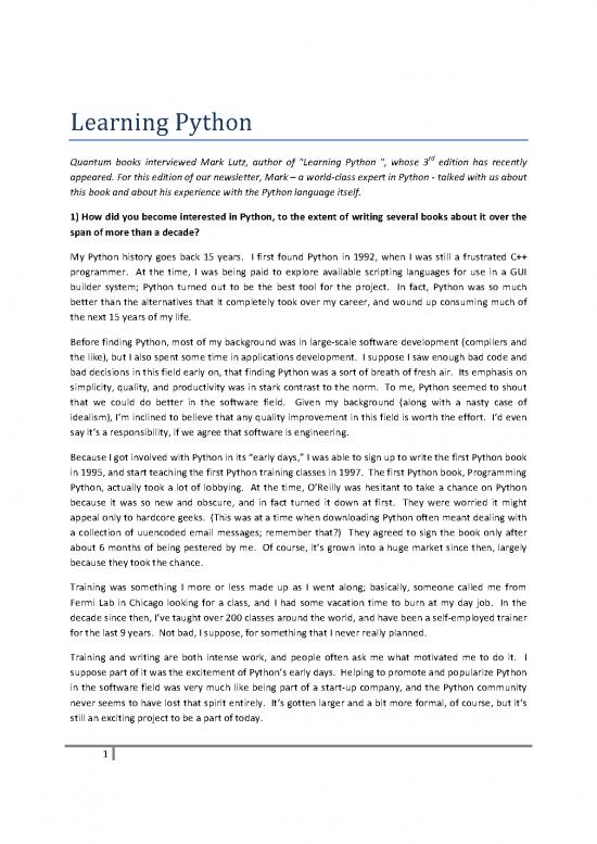 picture Python Pdf 183296 | Learning Python Interview