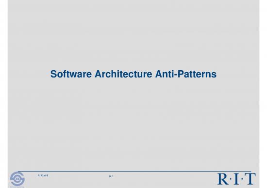 picture Design Patterns Pdf 184561 | Lecture 1 Architecture Antipatterns