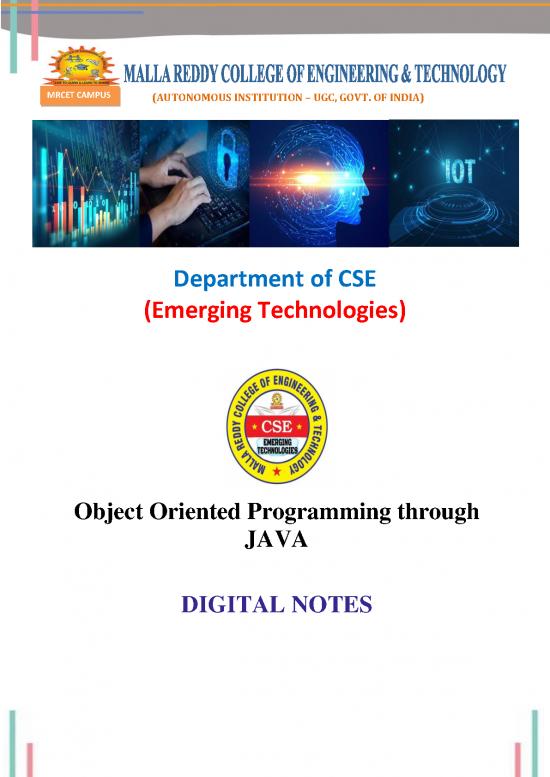 picture_Programming Pdf 183059 | Object Oriented Programming Through Java