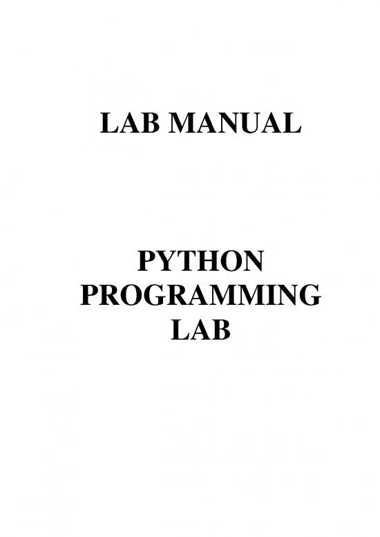 picture Python Pdf 183125 | Python Lab Manual