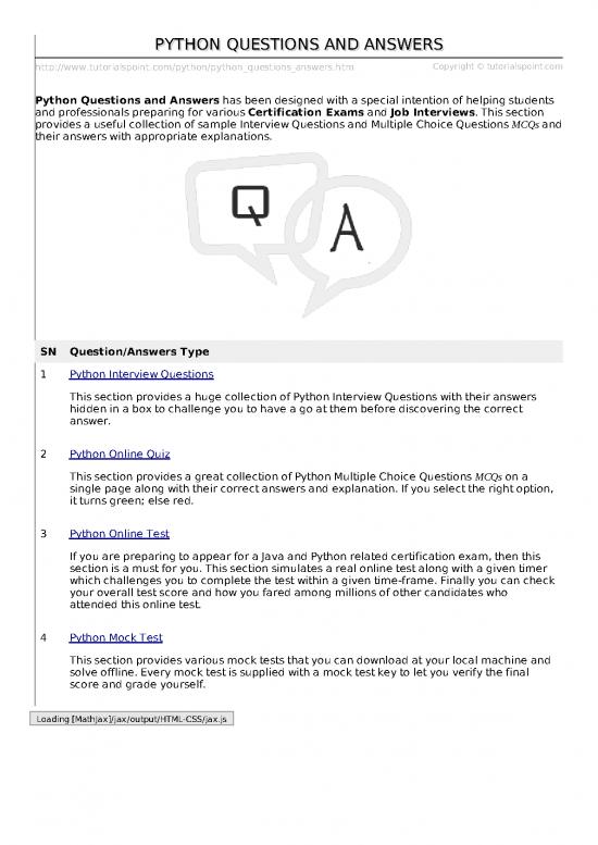 picture_Python Pdf 184632 | Python Questions Answers
