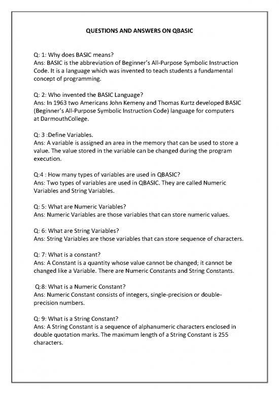 picture Programming Pdf 184863 | Qbasic For Donbosco Converted