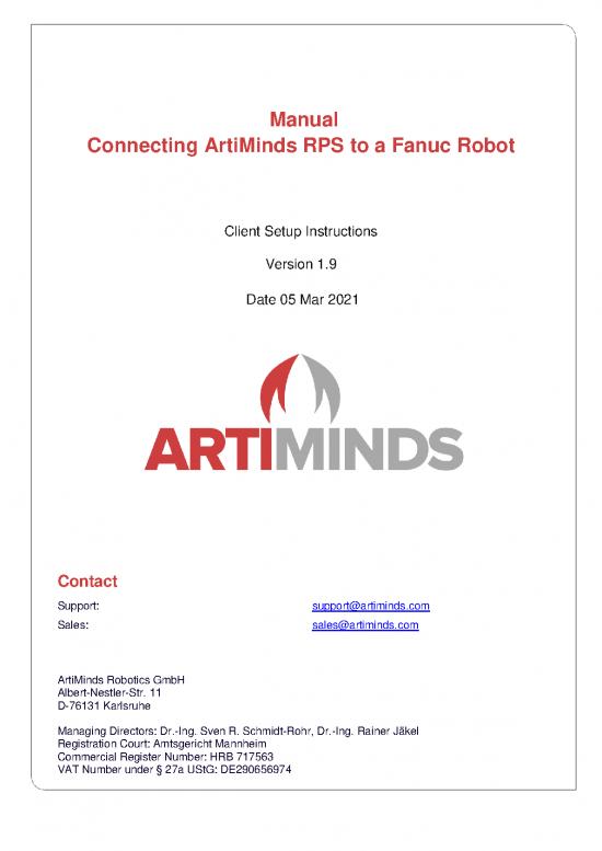 picture_Quickstart Connect Artiminds Rps With Fanuc Robots V9