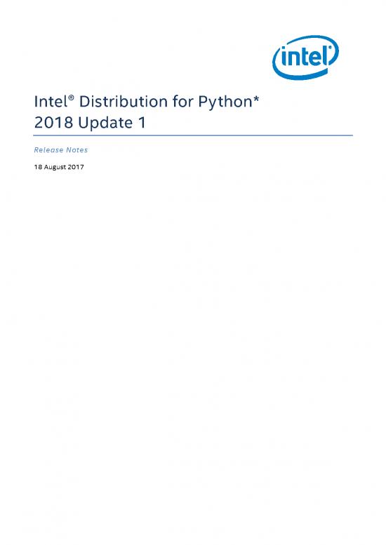 picture_Python Pdf 183286 | Releasenotes Intel Distribution For Python 2018 Update1