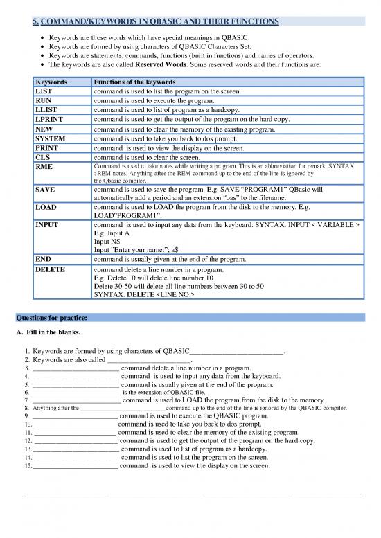 picture_Qbasic Pdf 184987 | Structure Of Qbasic Keywords