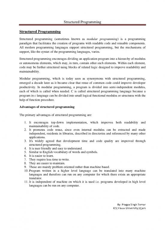 picture Programming Pdf 185066 | Structured Programming Converted