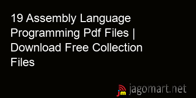 picture 19 Assembly Language Programming Pdf Files | Download Free Collection Files