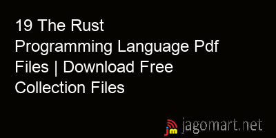picture 19 The Rust Programming Language Pdf Files | Download Free Collection Files
