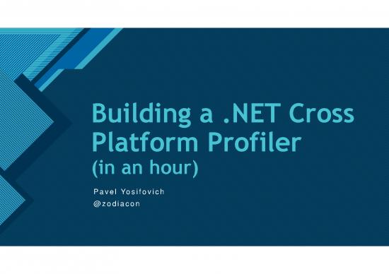picture Windows Kernel Programming Pdf 187849 | 100620 757082830 Pavel Yosifovich Writing Anet Core Cross Platform Profiler In An Hour