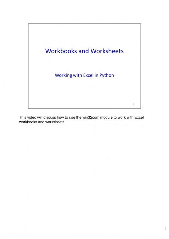 picture Python Pdf 185843 | 10a   Excel Workbooks And Worksheets
