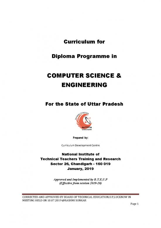 picture Computer Science Curriculum Pdf 186306 | 355 Nittr Nsqf Based Syllabus